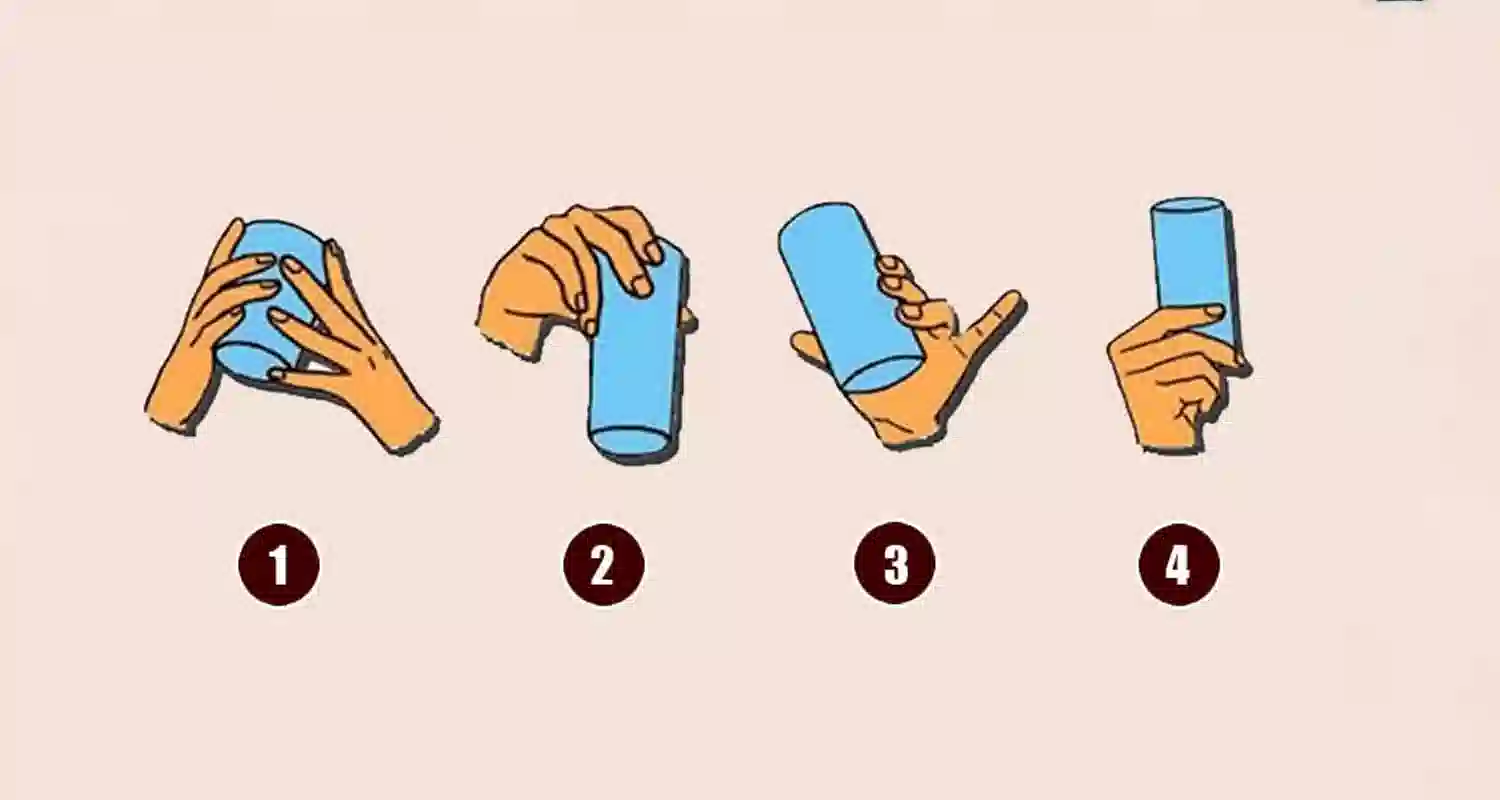 Test Come tieni di solito il bicchiere