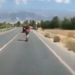 100km orari su un monopattino il video diventa virale