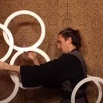 Effetto ottico che ipnotizza il segreto di questo artista