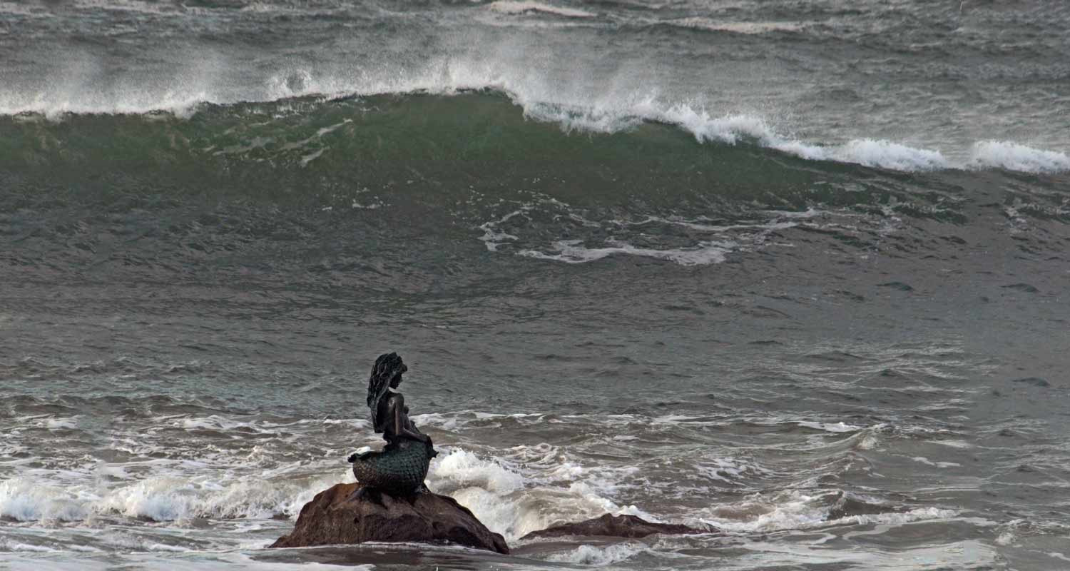La mummia della sirena in Giappone reale