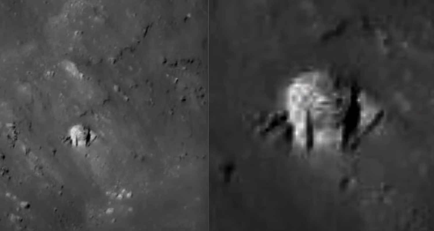 davvero una base aliena sulla Luna
