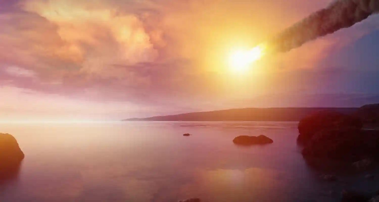 Qualcosa dallo spazio caduto sul fondo de oceano