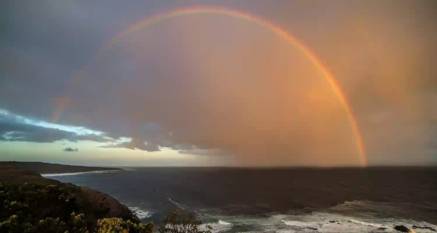 Gli arcobaleni aumenteranno per il riscaldamento globale