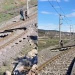 Anche le rotaie dei treni piegate in Turchia dopo il terremoto