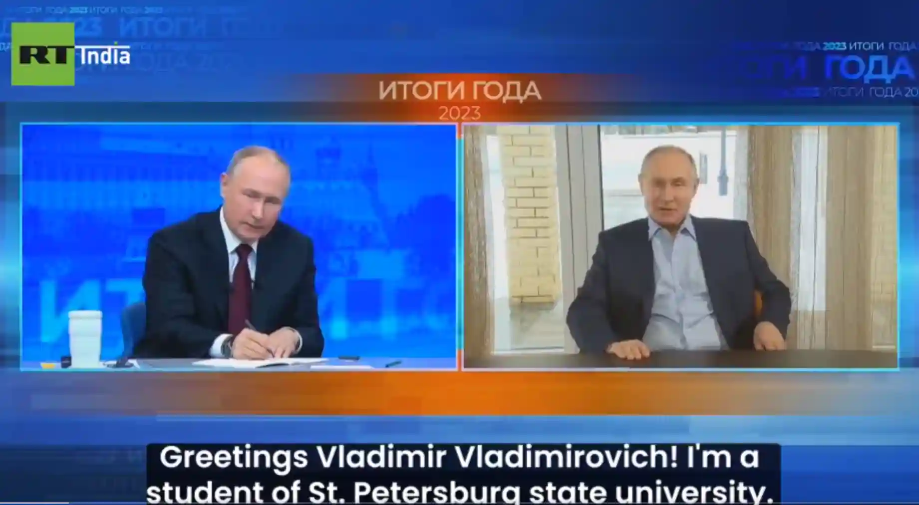 Putin si trova a rispondere al suo sosia generato da AI