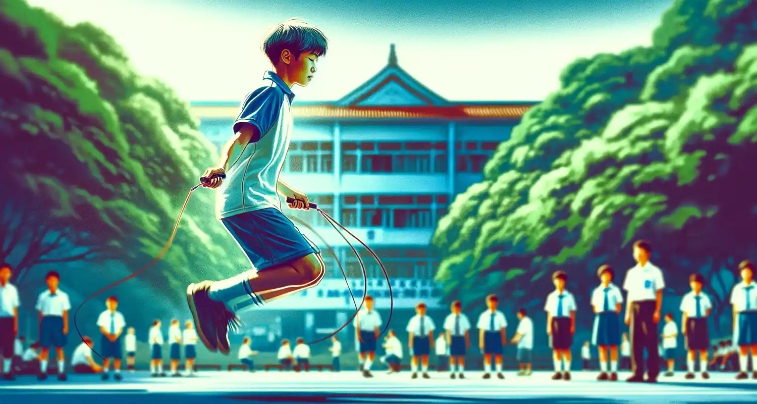 In Cina il futuro dei ragazzi legato a come saltano la corda