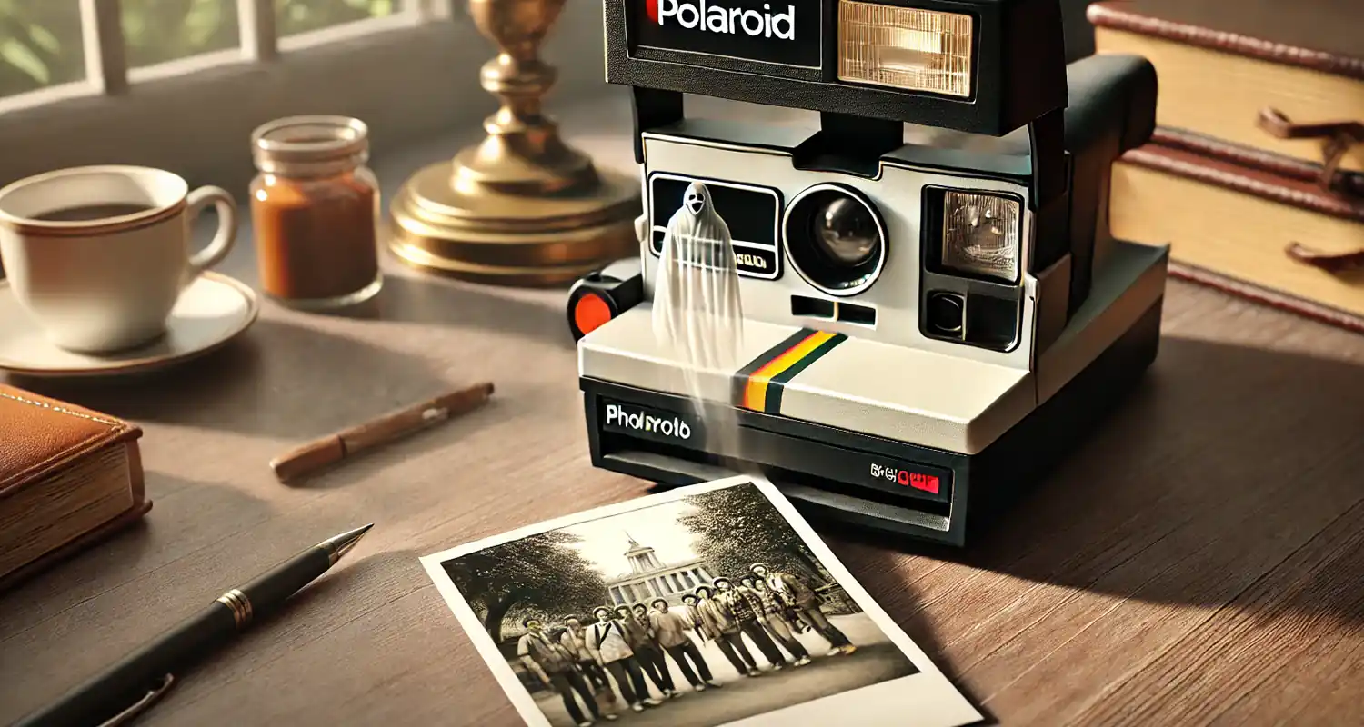 Scatta una foto con una polaroid e scopre una presenza