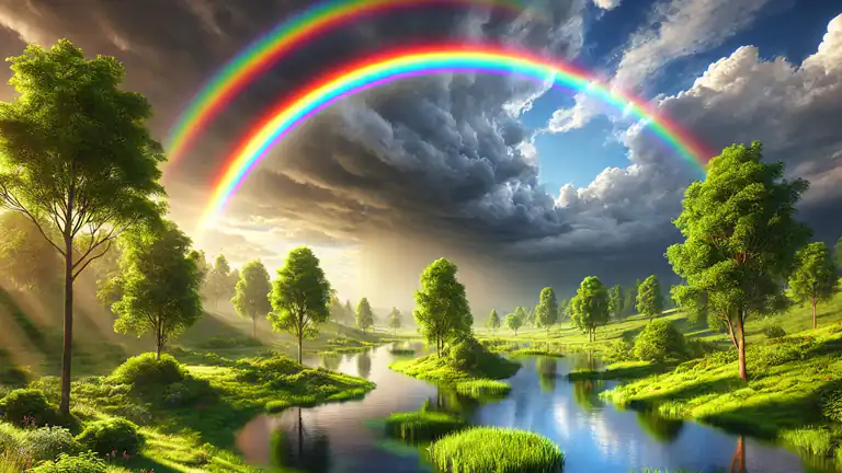 Perchè gli arcobaleni sono a forma di arco