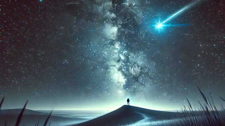 Quando esprimi un desiderio guardando una stella sei in ritardo di milioni di anni