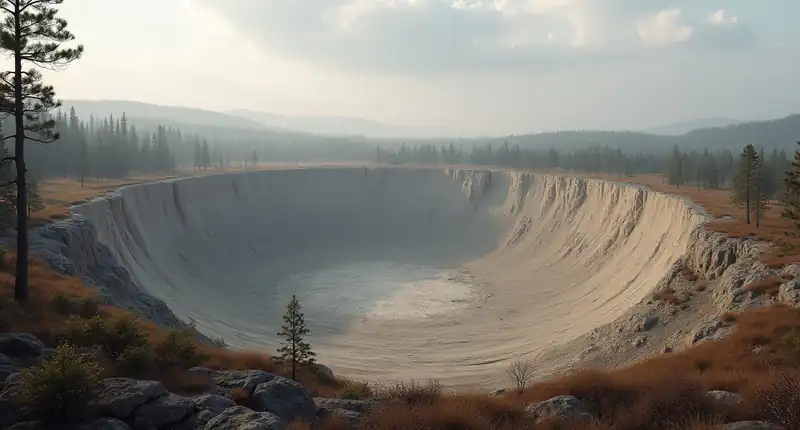 Cratere Savonoski Il Misterioso Buco Perfettamente Circolare in Alaska