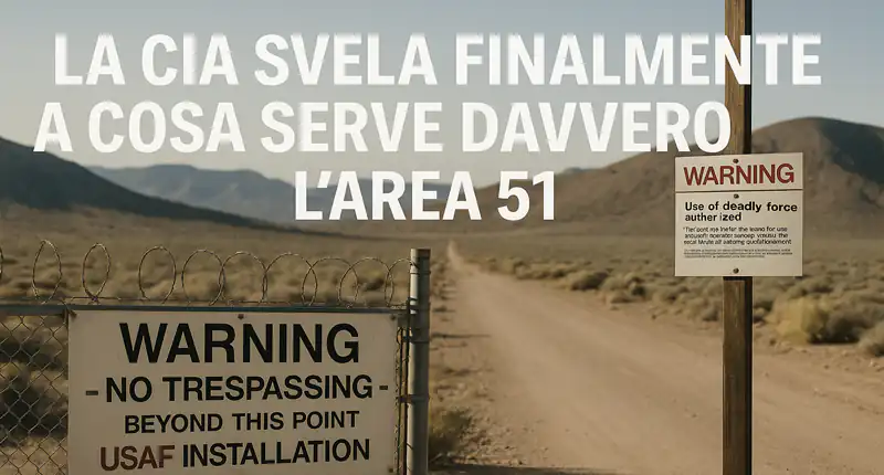 Area 51 la CIA svela finalmente cosa succede davvero nella base più segreta America