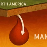 Il Nord America sta sprofondando nel mantello terrestre