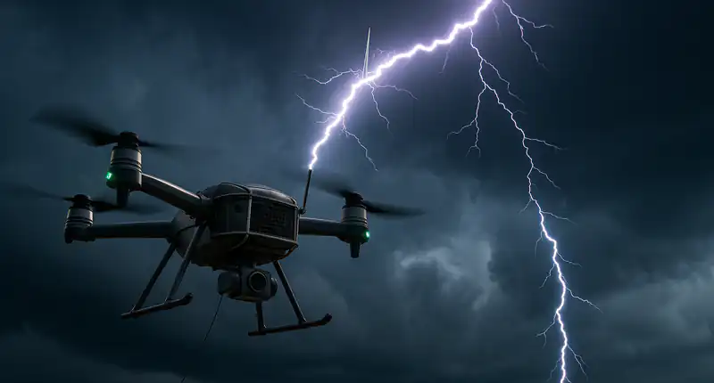 In Giappone i droni raccolgono i fulmini e li ri-utilizzano