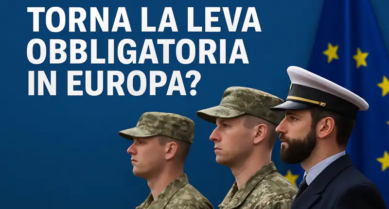 La leva obbligatoria tornerà in tutta Europa
