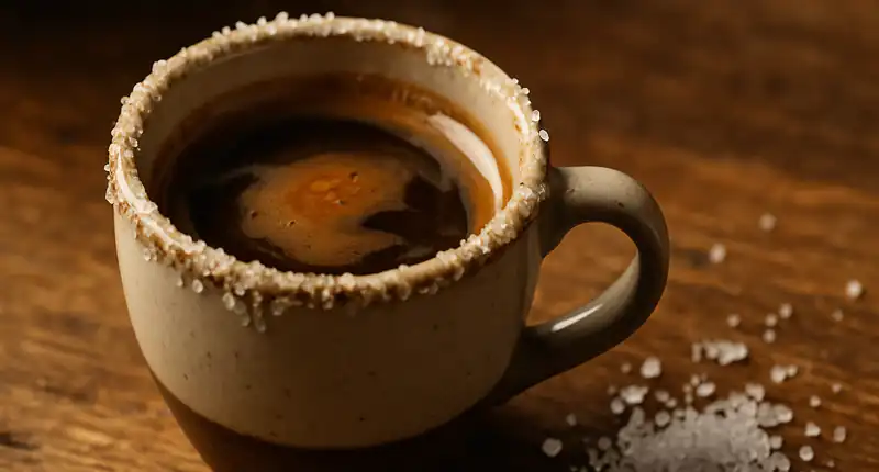 Perchè va di moda il caffè salato