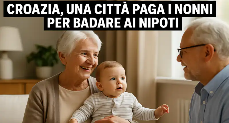 Il comune paga i nonni per prendersi cura dei nipoti
