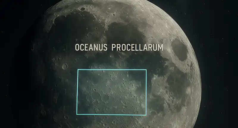 Struttura misteriosa scoperta sotto la Luna