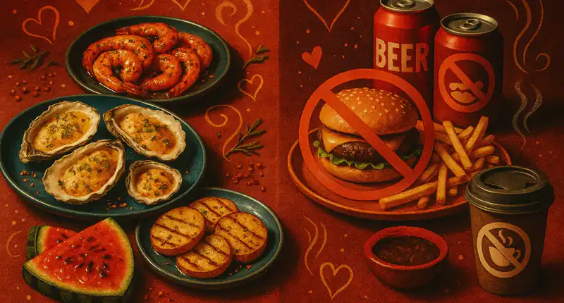 4 Alimenti che Stimolano la Vita Sessuale