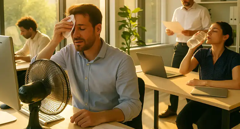 Ci si può rifiutare di lavorare per il troppo caldo