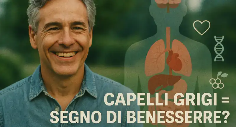 Hai i capelli grigi Potrebbe essere il segnale che il tuo corpo è più sano di quanto pensi