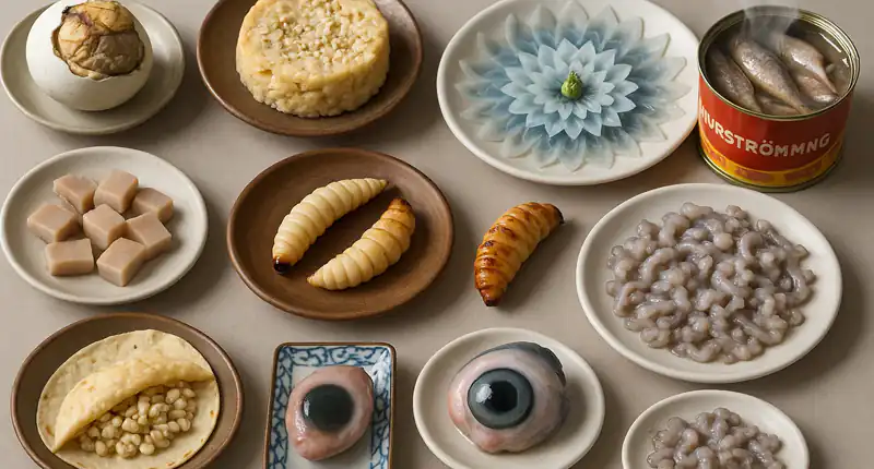 I 10 Cibi più Strani del Mondo Li Assaggeresti