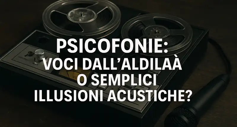 Psicofonie voci da aldilà o semplici illusioni acustiche