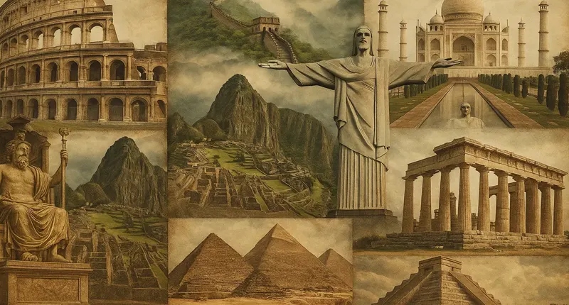 Quali sono le sette meraviglie del mondo antico e moderno