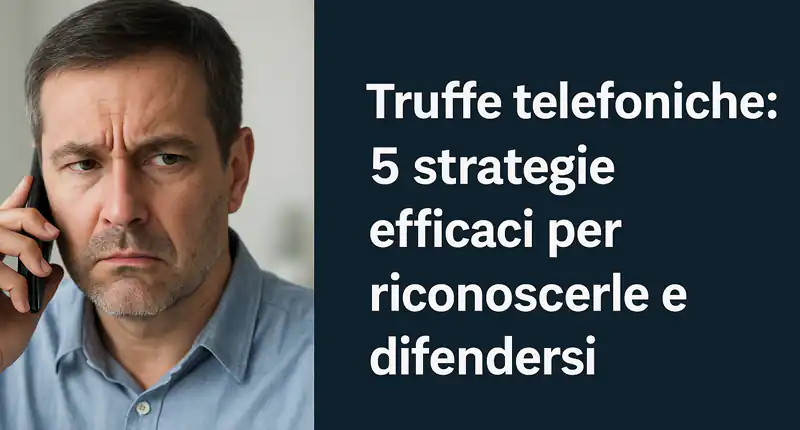 Truffe telefoniche 5 strategie efficaci per riconoscerle e difendersi