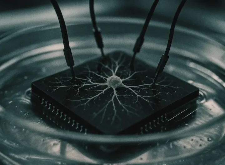 Chip con neuroni umani coltivati in laboratorio per computer biologico