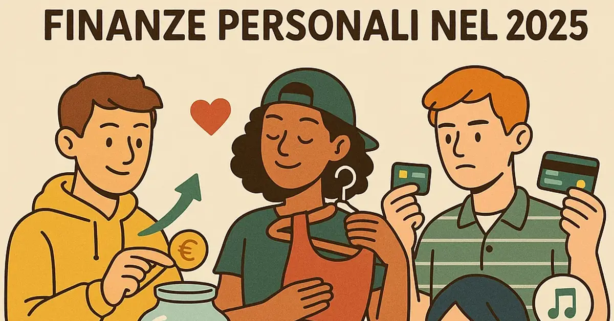 Giovani della Generazione Z che pianificano il budget personale