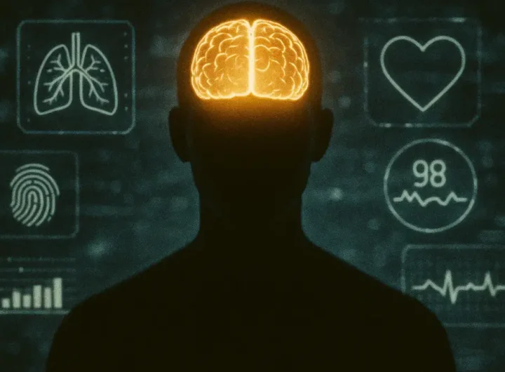 Illustrazione del cervello umano