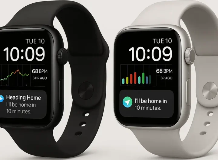 Mockup Apple Watch Series 10 con design sottile