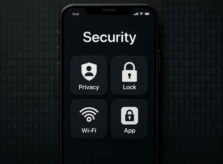 Smartphone con interfaccia di sicurezza attiva