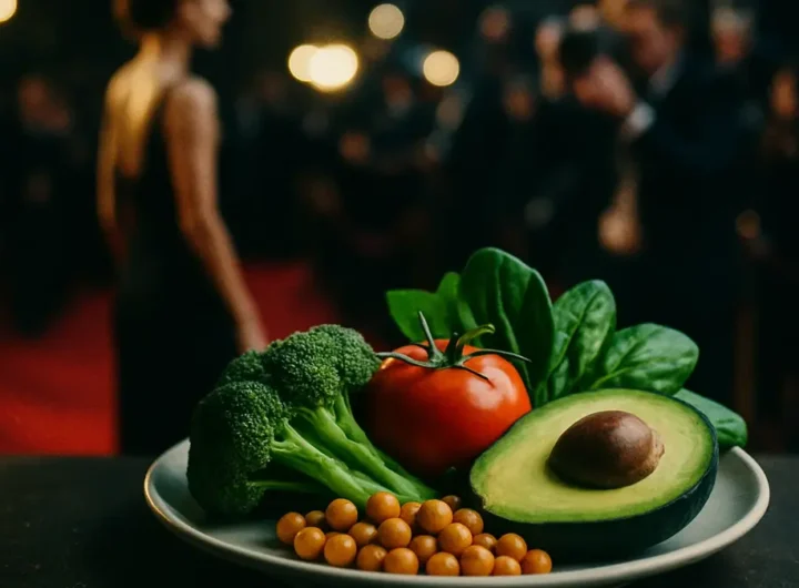 Una composizione che unisce elementi di glamour e salute