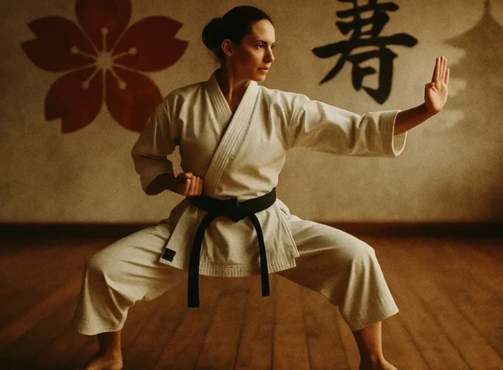 Un'immagine che cattura l'essenza del Karate e della cultura giapponese