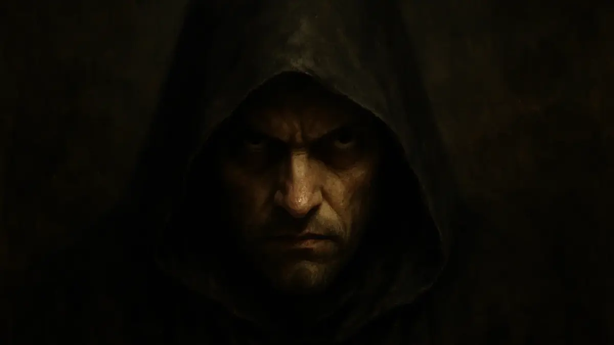 Un'immagine stilizzata che evoca mistero e osservazione