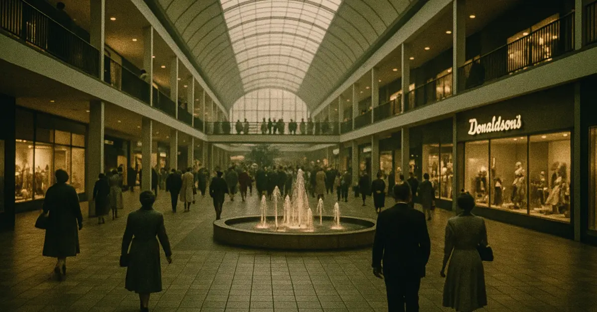 il primo centro commerciale moderno della storia nato nel 1956 in Minnesota