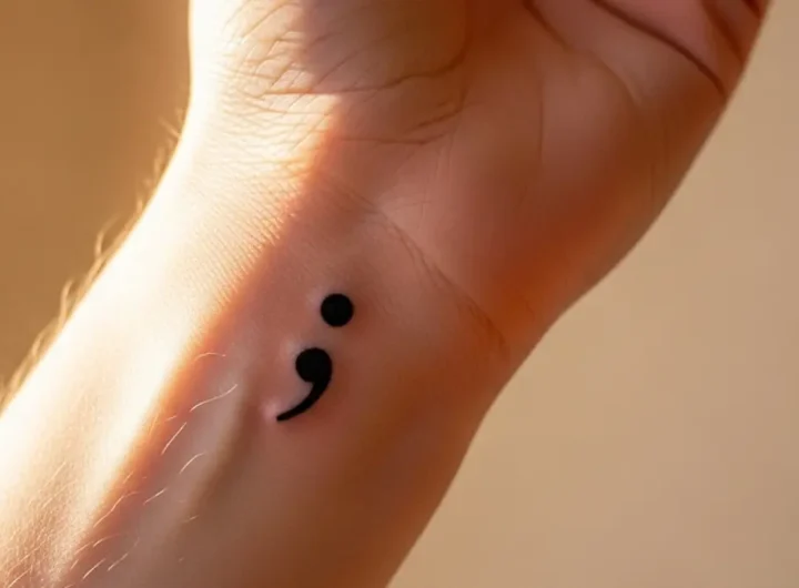 Scopri il vero significato del tatuaggio punto e virgola
