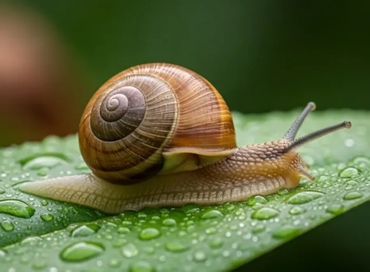 Scopri la storia di Ned una rarissima lumaca con il guscio a spirale sinistra