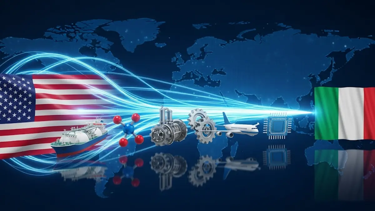 Scopri quali sono i principali prodotti che Italia importa dagli Stati Uniti