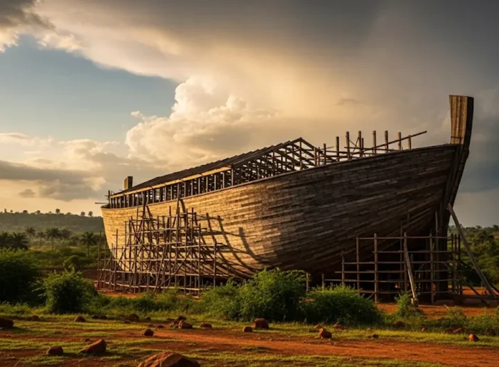 Un uomo in Ghana sta costruendo una nuova Arca di Noè