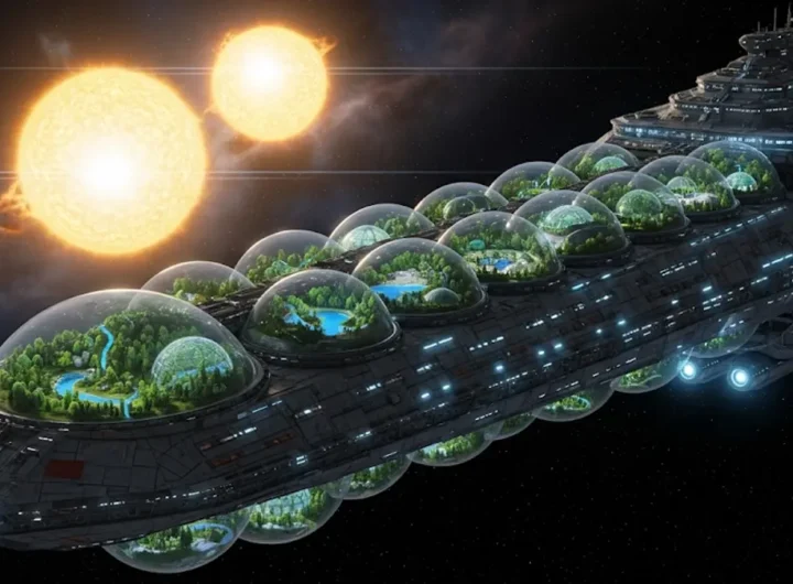 Un viaggio di 400 anni verso Alpha Centauri a bordo di un'arca spaziale per 2.400 persone