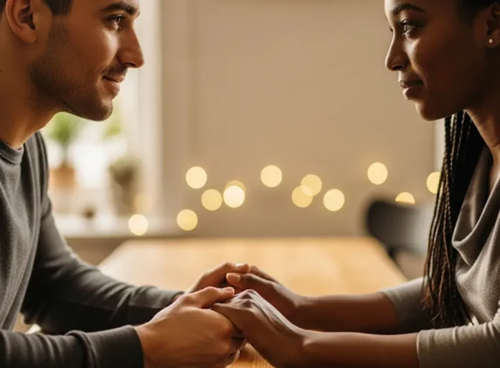 Una coppia di etnie diverse