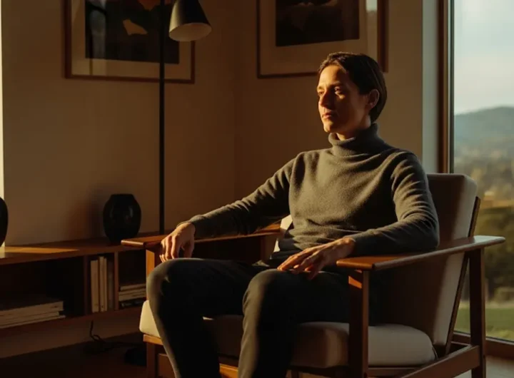 Una persona seduta comodamente vicino a una finestra