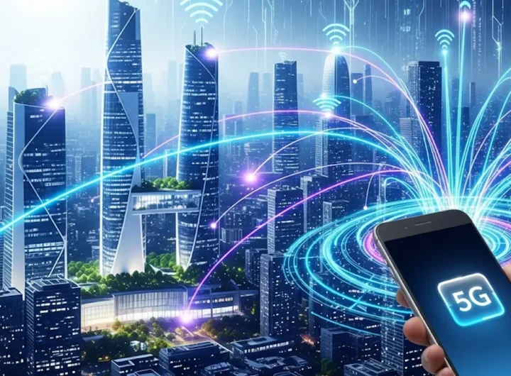 il concetto di connessione ultra-veloce e il futuro digitale