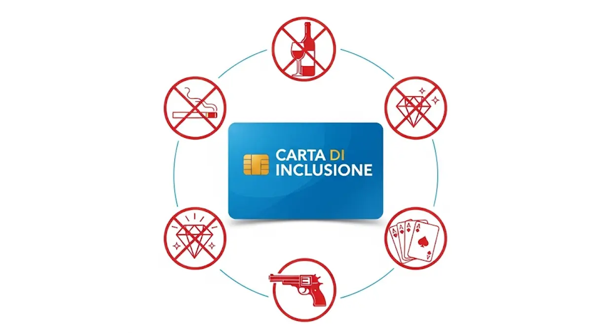 la lista completa e aggiornata di cosa non puoi acquistare con la Carta Assegno di Inclusione