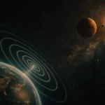 Antenne paraboliche del Deep Space Network della NASA puntate verso un cielo stellato