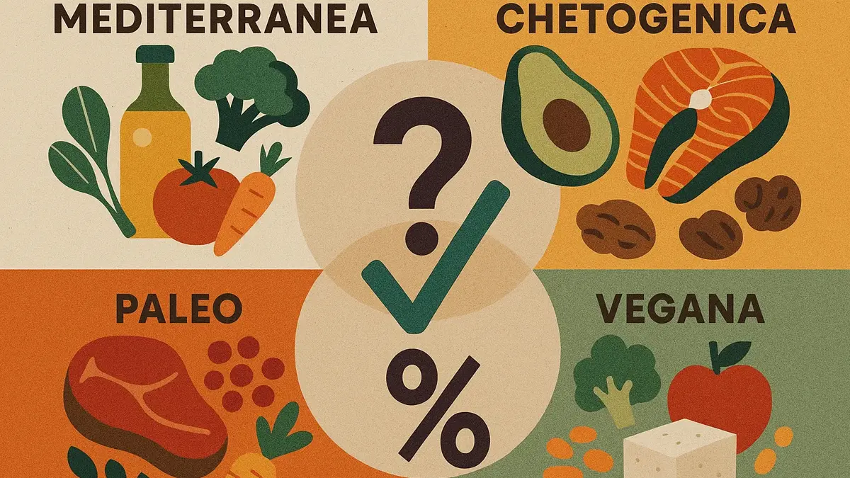 Confronto tra alimenti di diete famose
