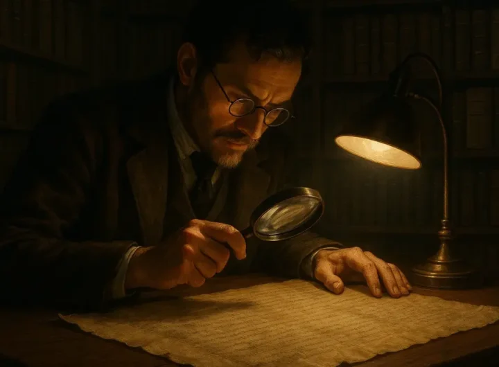 Dettaglio di un'antica pergamena con sigilli in cera