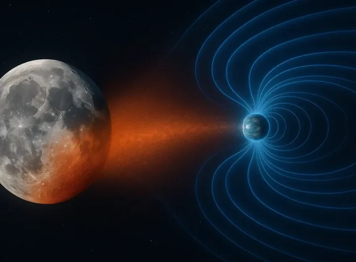 Ematite sulla Luna interazione ossigeno Terra e satellite